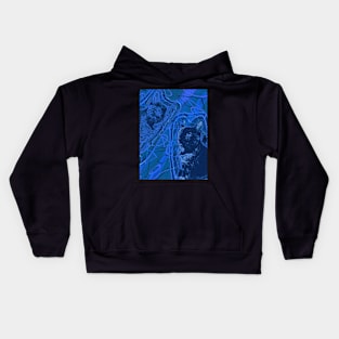 Halftone Cat V13 Kids Hoodie